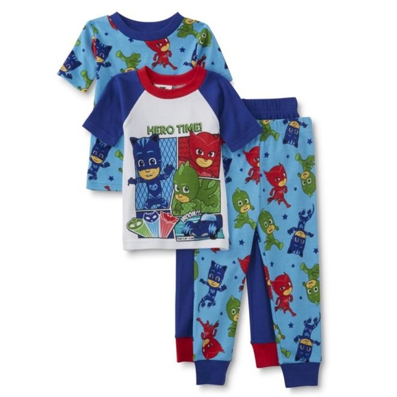 PJMASKS - 4 PCS, PAJAMA SET (NWT) - Picture 1 of 1